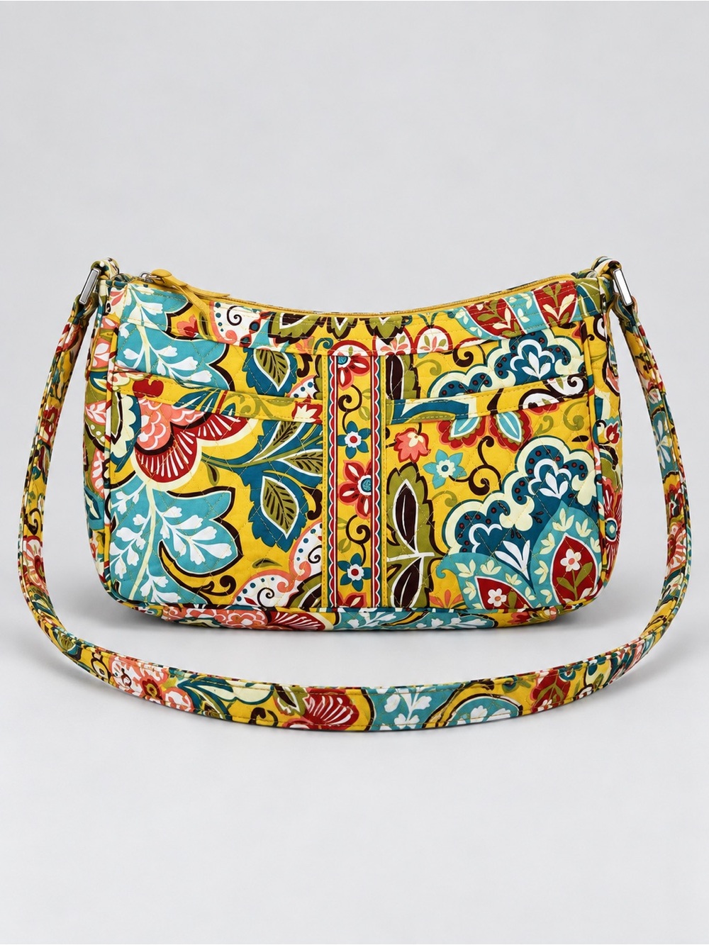 Vera Bradley Provencal
Cassidy Satchel Shoulder Bag Purse Yellow Floral Bohemian